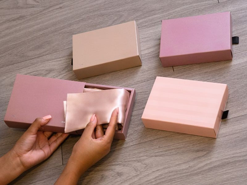 Pembe Renk %100 Dut İpeği Premium Yastık Kılıfı