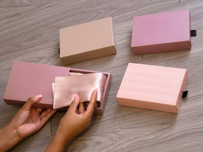 Pembe Renk %100 Dut İpeği Premium Yastık Kılıfı